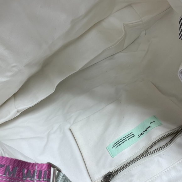 NWT Off-White Virgil Abloh JK_Trippy Rainbow Tote - Picture 12 of 16